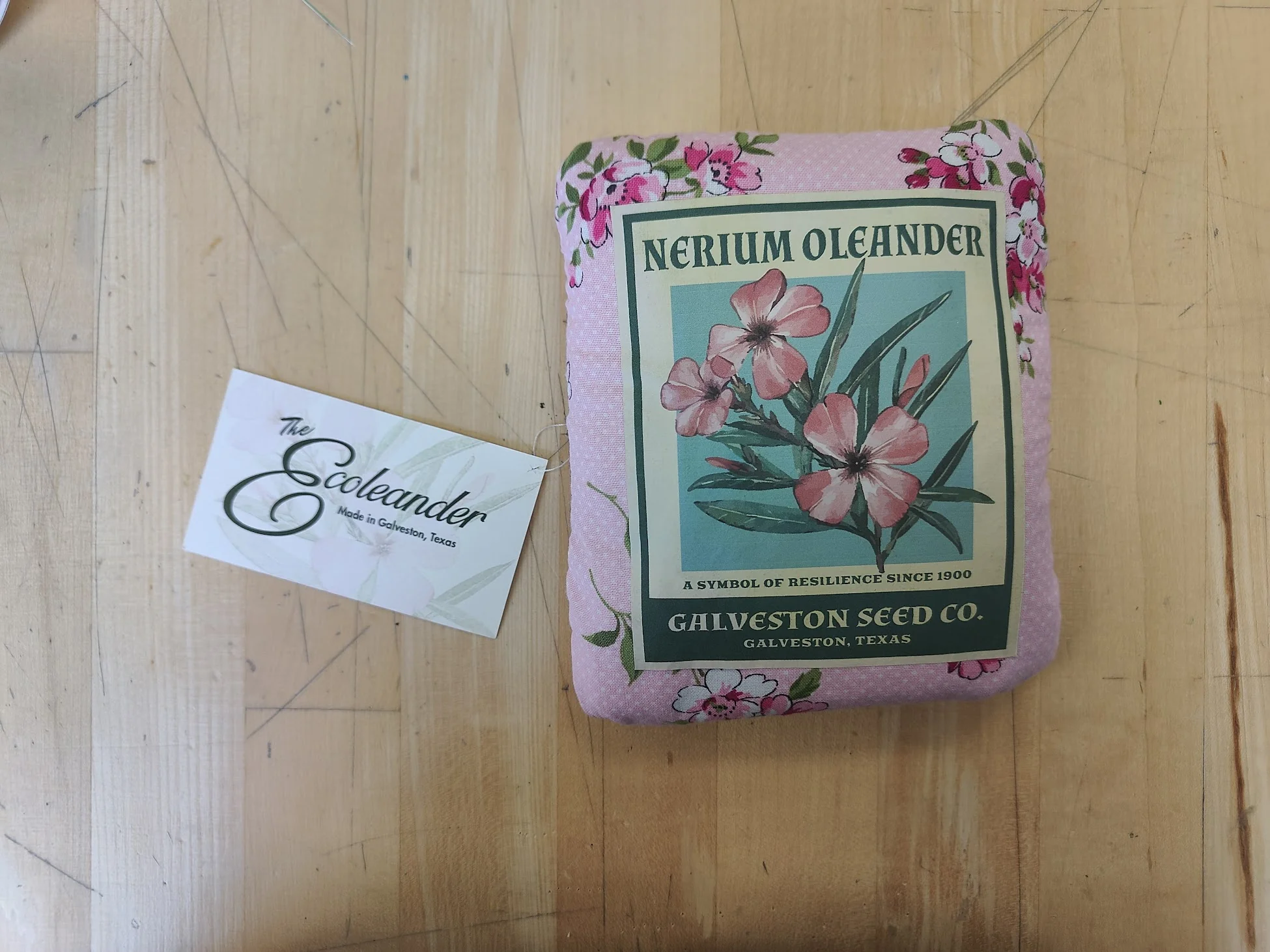 Bag with tag attached